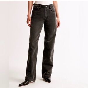 Abercrombie loose high rise jean